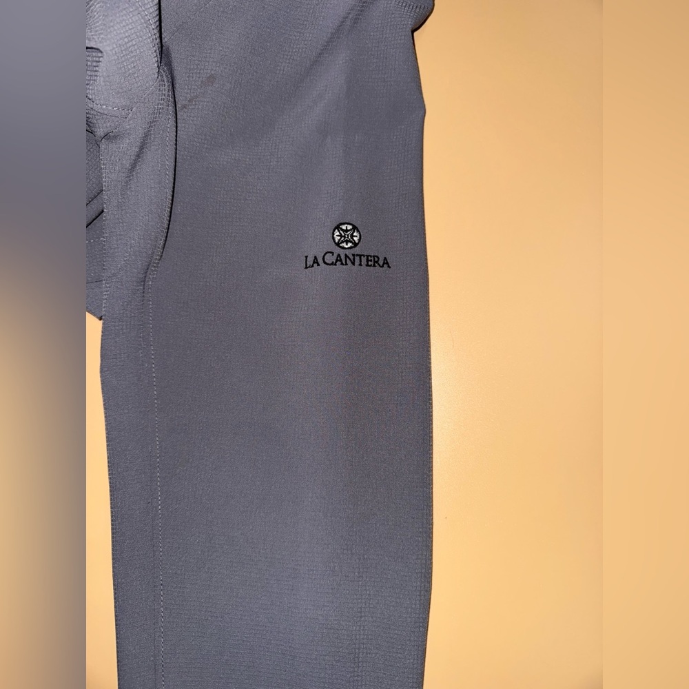 TravisMathew Gray Full Zip Performance Golf Jacket Small La Cantera Logo - Picture 5 of 7